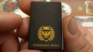 GERMANIA MINT 100 GRAM BAR [upl. by Vitale318]