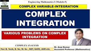 Complex Integration  Complex Integration in Complex Analysis  Complex Integral examples [upl. by Aseuqram275]