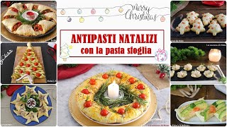 ANTIPASTI NATALIZI CON LA PASTA SFOGLIA La cucina di Rita [upl. by Onstad889]