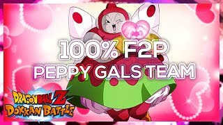 GIRL POWER Peppy Gals Category F2P Team Showcase  DBZ Dokkan Battle [upl. by Evanthe]