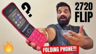 The Best Folding Phone  Nokia 2720 Flip Unboxing amp First Look  4G Dual Display amp More🔥🔥🔥 [upl. by Kavanagh]