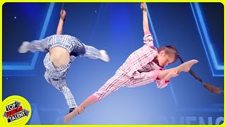 Kid Dancers MOVE JUDGES TO TEARS with EMOTIONAL AERIAL DANCE Performance [upl. by Ojillek]