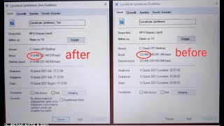 Video Boyutu Küçültme Programsız Windows 102021 [upl. by Etteyniv]