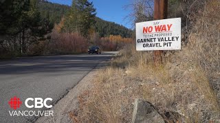 Gravel pit mining operation sparks anger in BC community [upl. by Aseneg815]