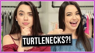 TURTLENECK CHALLENGE  Closet Wars w Merrell Twins [upl. by Bink]