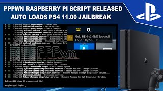 PS4 1100 Jailbreak Raspberry Pi Script Released  Auto Load Jailbreak [upl. by Nnov256]