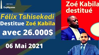 I EXPL 0605 FTSHISEKEDI DESTITUE ZOE KABILA AVEC 26000 LE BURINDI MENACE LA RDC DE REPRESAILLE [upl. by Boar863]