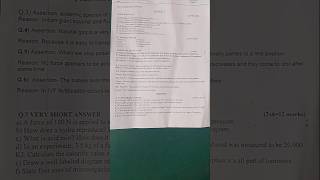 Class 8 subject science midterm examination question paper Previous year question paper of science [upl. by Kylah992]