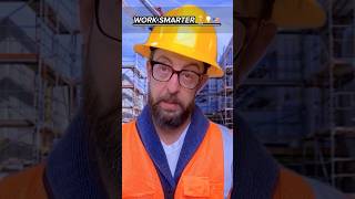 Part 91  work smarter 👷💡💯 workers smart work job construction viralvideo shorts [upl. by Eppesuig515]