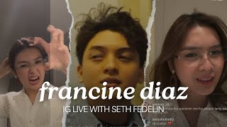 FRANCINE DIAZ IG LIVE 070124 [upl. by Lilhak794]