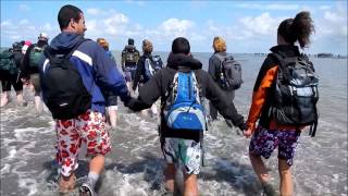 Wadlopen Holwerd Ameland [upl. by Vilhelmina]