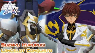 Suzaku kururugi Lancelot Conquista Gameplay Another Century ep R PS3 [upl. by Zeke]