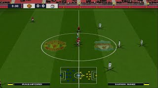 PES2023 eFootball PCSX2PS2 MASTER LEAGUE  MANCHESTER UNITED vs LIVERPOOL FC  4K60FPS [upl. by Severen304]