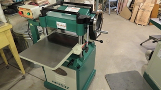 Grizzly G0453Z Planer Moving Into The shop and Assembly [upl. by Sand]