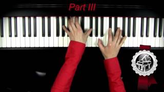 CPEBACH  Solfeggietto No2 in C minor Piano Tutorial SLOW part 3 [upl. by Irra678]