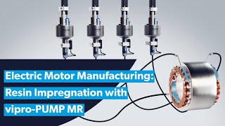 Electric Motor Manufacturing Resin Impregnation with viproPUMP MR [upl. by Disraeli]