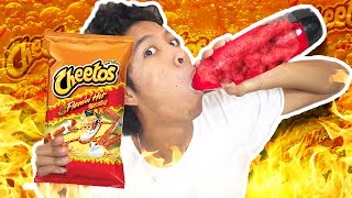 DIY HOT CHEETOS SODA [upl. by Ewolram979]