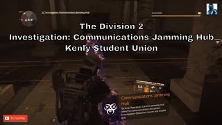 The Division 2  Investigation Communications Jamming Hub [upl. by Gnoix]