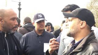 Alex need more evidence Br Hashim and Alex Speakers Corner [upl. by Yenettirb]