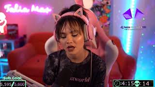 Talia Mar When we were young Adele cover Twitch stream 512021 [upl. by Akirdnas]