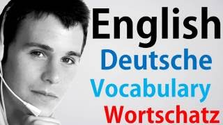 Video91 DeutschEnglisch Wortschatz Übersetzung German English Conversation Alphabet Einfach [upl. by Yrovi]