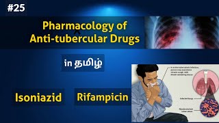 25 Pharmacology of Antitubercular Drug in Tamil  Isoniazid  Rifampicin [upl. by Berneta]