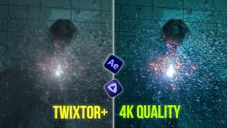 4K High Quality Tutorial  After Effects  Topaz Video Enhance Tutorial  After Effects Twixtor edit [upl. by Ddal628]