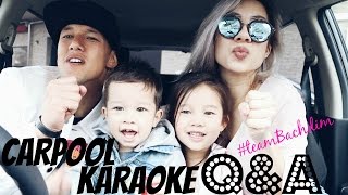 CARPOOL KARAOKE QampA PART I  teamBachdim [upl. by Ibrik]