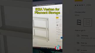 Cheap Filament Storage from IKEA Only 10  IKEA VESKEN CART 3dprinting filamentstorage [upl. by Dao]