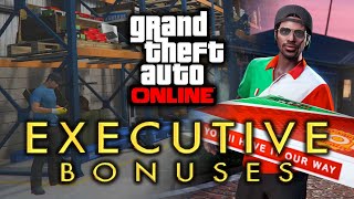 GTA Online AMAZING CEO CRATE BOOSTS 2x Bonuses Discounts and More Event Week Update [upl. by Ettennal460]