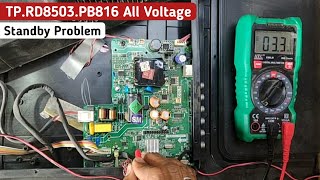 TP RD8503PB816 Modharbord All Voltage  TP RD8503PB816 Standby problem [upl. by Kampmann]