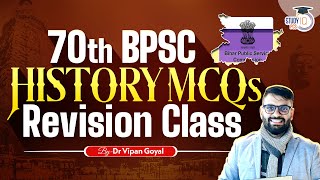 70th BPSC  History MCQs By Dr Vipan Goyal Study IQ l History for Bihar PCS [upl. by Rehtnug]