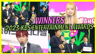 2023 KBS Entertainment Awards WINNERS [upl. by Lauryn]