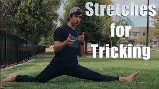 Stretches for Tricking  Tricking Tutorial 1 [upl. by Thorbert]