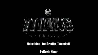 DC Titans Theme Main Titles  End Credits Extended [upl. by Nnalyrehs]