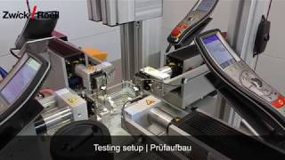 Biaxial testing machine  Biaxialprüfmaschine [upl. by Nitsyrk]