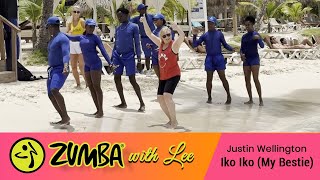 IKO IKO My Bestie Zumba Clip on the beautiful Beach of Hilton La Romana  Dominican Republic [upl. by Eudo]