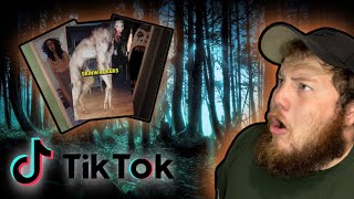 REACTING TO SCARY TIK TOKS [upl. by Ermengarde]