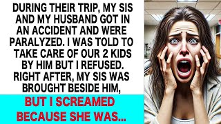 While on their trip my sis and my husband got paralyzed When I saw sis I freaked out [upl. by Noired260]