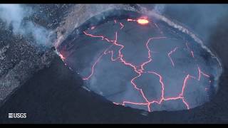 Kīlauea Summit Eruption — Lava Returns to Halemaʻumaʻu [upl. by Annaeoj]