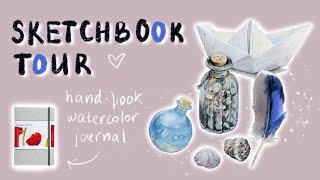 HANDBOOK Watercolor Journal Tour [upl. by Beitnes]