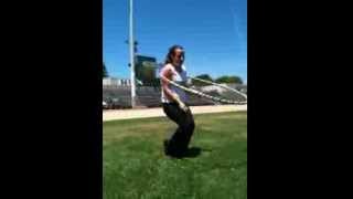 Gabriella Redding Hula Hooping at Canoga Park High [upl. by Myles]