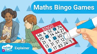 Practice Maths Skills with Maths Bingo Games [upl. by Nashoma]