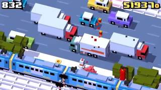 Crossy Road Record High Score  1558 [upl. by Irtimd181]