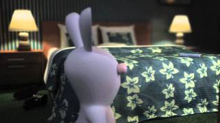 Rabbids Daily Life Video 2 Hotel NORTH AMERICA [upl. by Nwahsav]