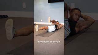 How to do cross body crunches also known as bicycle kicks abworkout abexercises [upl. by Cogswell269]