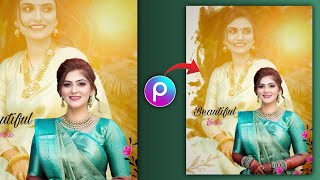 Wedding Photo Editing In Picsart  Double Exposure Photo Editing  Couple Photo Editing Tutorial [upl. by Eliam]