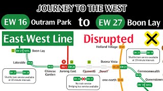 BREAKDOWN How long does it take from Outram Park to Boon Lay [upl. by Lesde191]