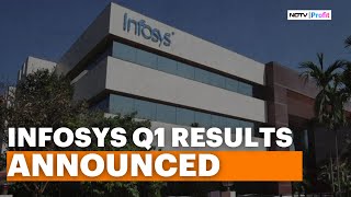 Infosys Q1 Results Announced Infosys Ups FY25 Operating Margin Guidance [upl. by Teague]