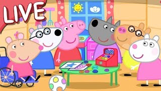 Peppa Pigs Clubhouse  LIVE 🏠 BRAND NEW PEPPA PIG EPISODES ⭐️ [upl. by Ranilopa560]